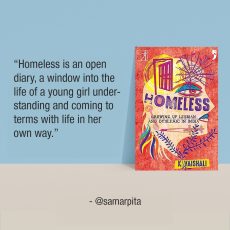 Book review : Homeless – Growing Up Lesbian and Dyslexic in India